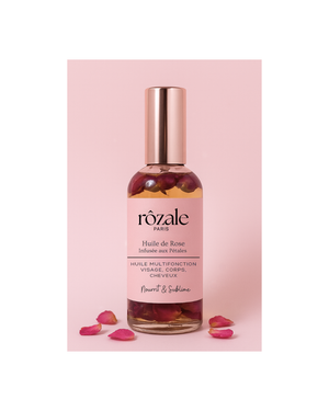 Huile de Rose infusée aux pétales