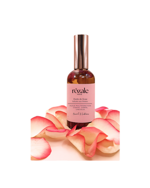 Huile de Rose infusée aux pétales