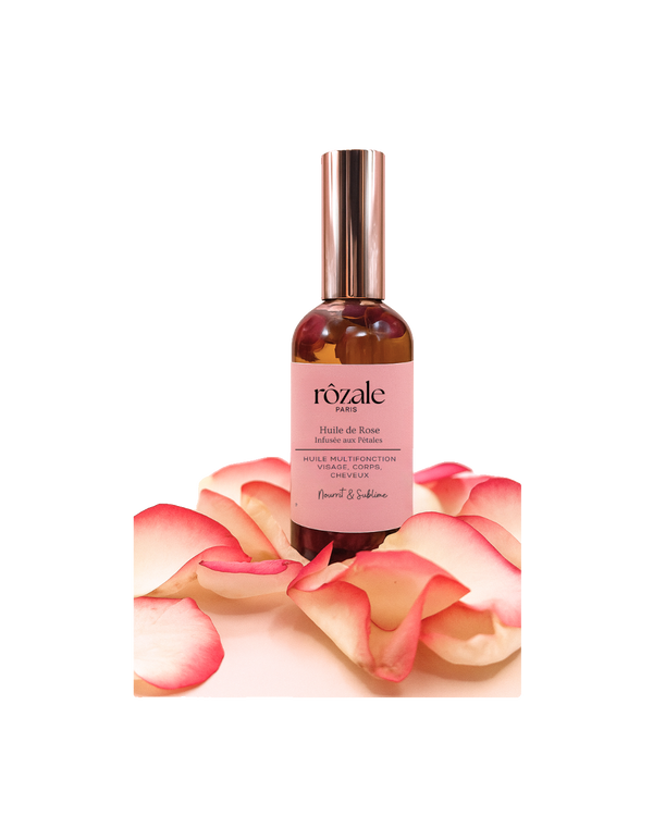 Huile de Rose infusée aux pétales