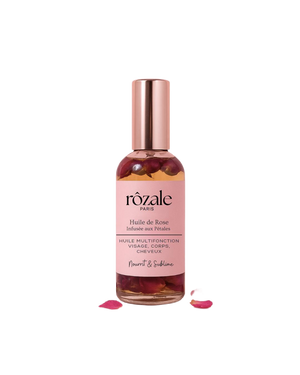 Huile de Rose infusée aux pétales